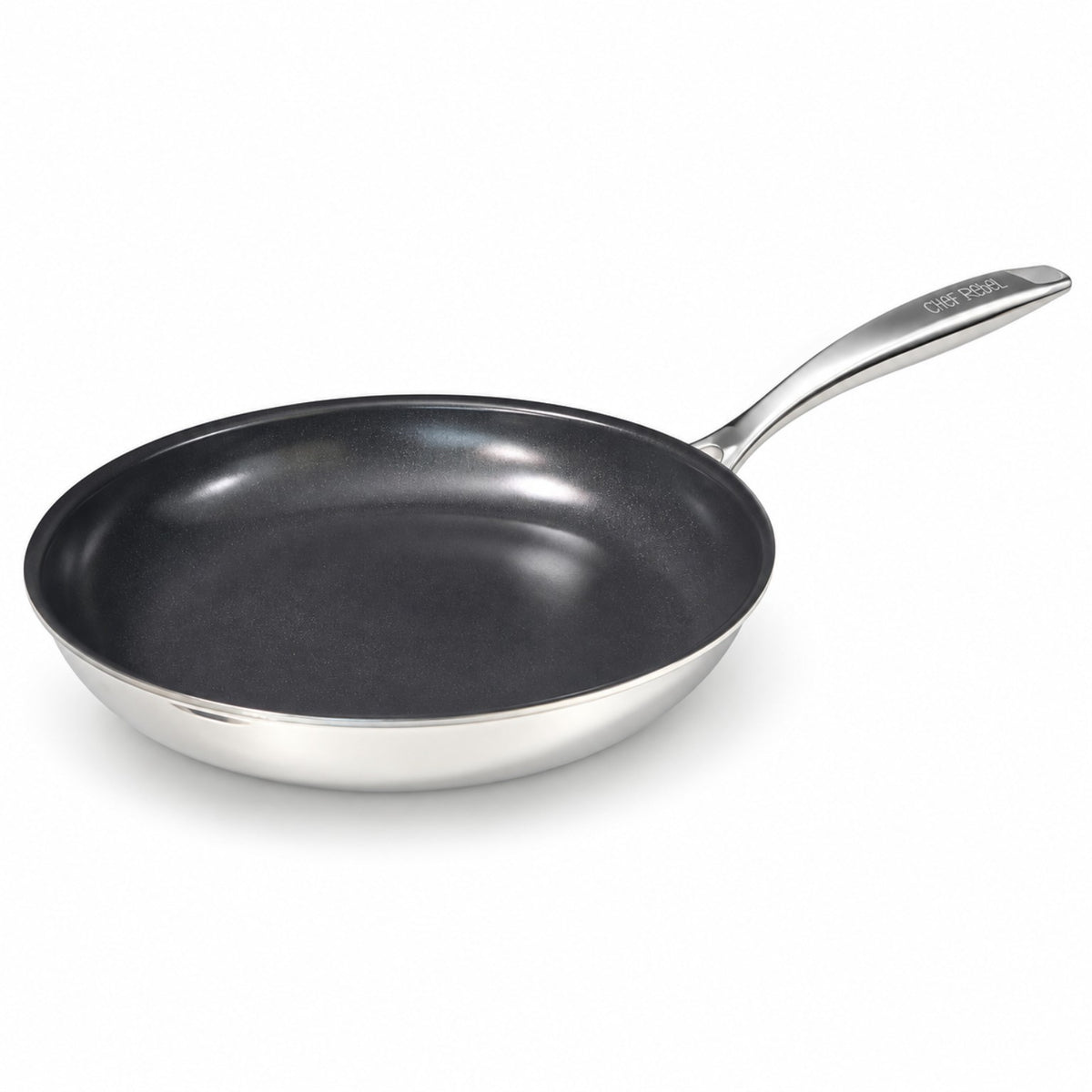 Chef Rebel Premium G8 PFAS-vrije koekenpan 28 cm op witte achtergrond