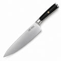 Chef Rebel koksmes met 20 cm lemmet op witte achtergrond
