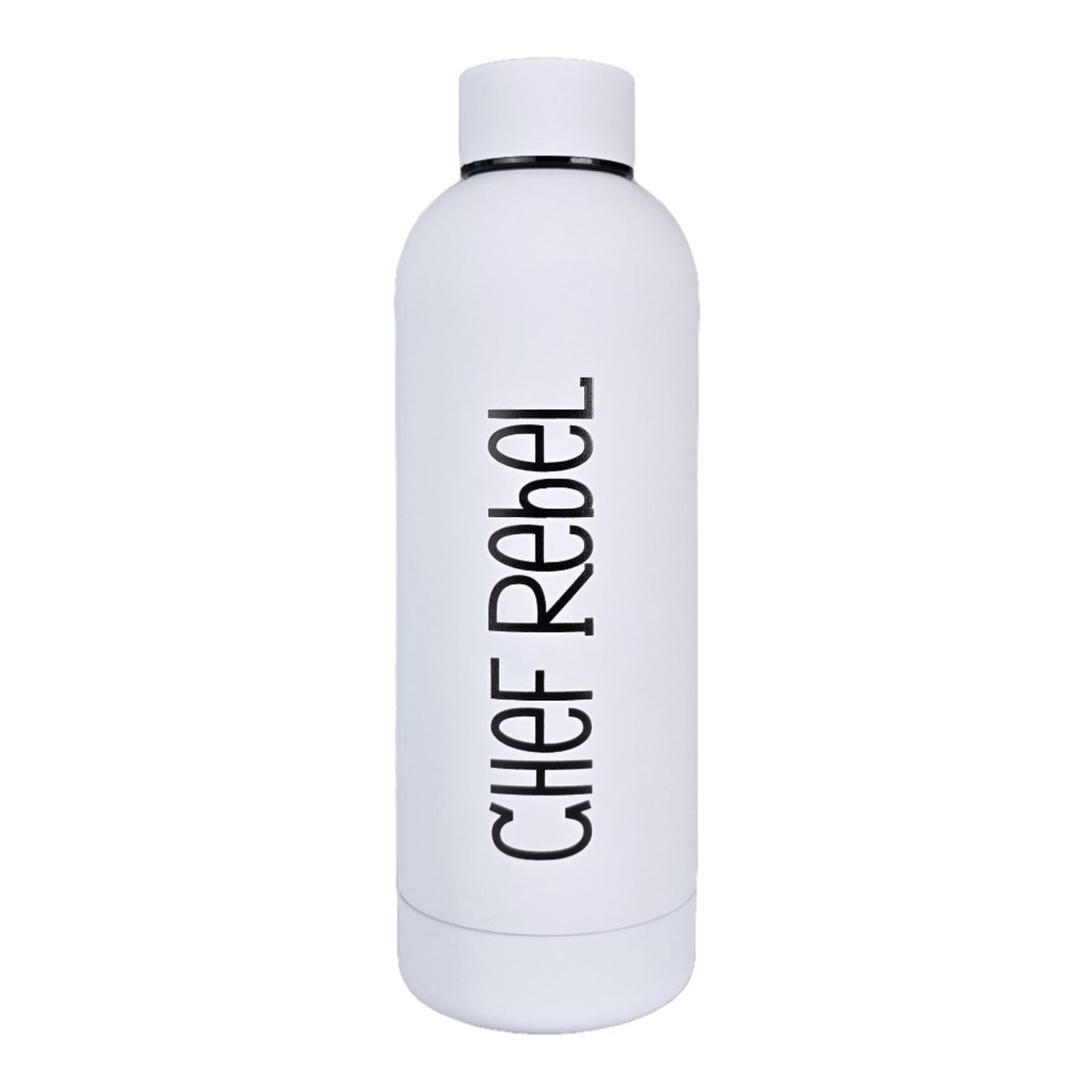 Chef Rebel thermosfles 500 ml wit vrijstaand op witte achtergrond