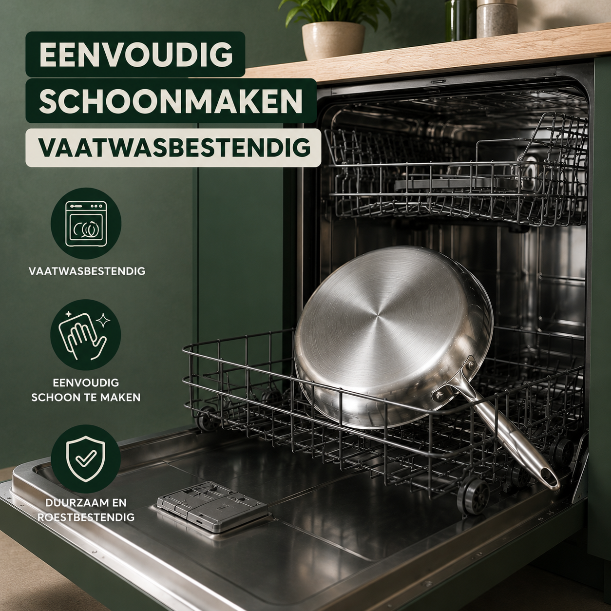 Chef Rebel PFAS-vrije Honingraat Koekenpan 28 cm