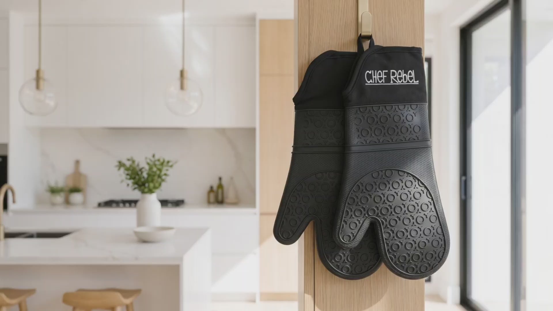 Chef Rebel Siliconen Ovenwanten - 2 Stuks